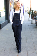 Load image into Gallery viewer, Judy Blue Dark Denim High Waist Wide Leg Overalls
