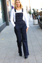 Load image into Gallery viewer, Judy Blue Dark Denim High Waist Wide Leg Overalls
