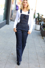 Load image into Gallery viewer, Judy Blue Dark Denim High Waist Wide Leg Overalls
