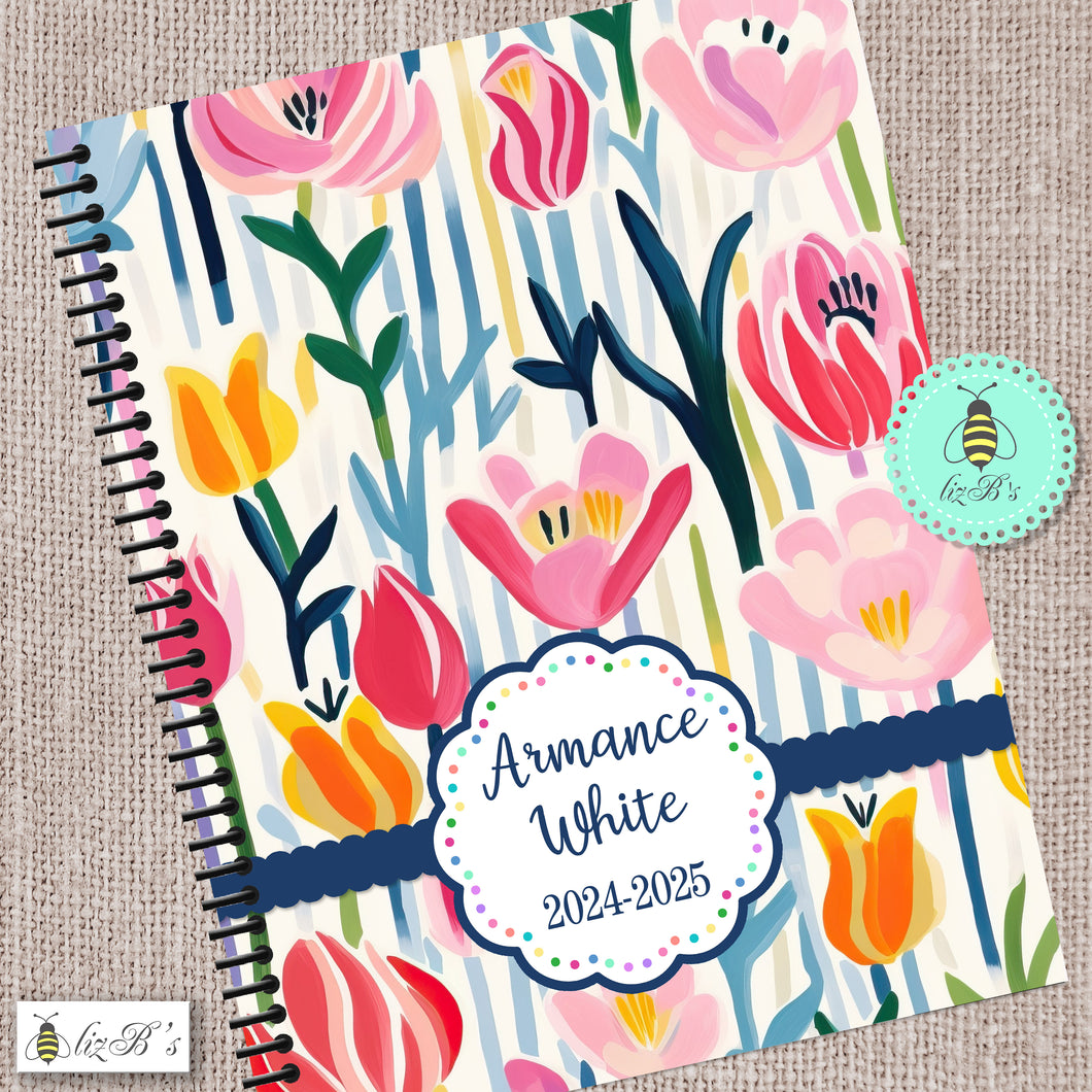 Fun Tulips Teacher Planner