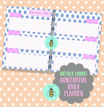 Load image into Gallery viewer, Doxie Planner Gray &amp; Pink Dachshund Daily Planner
