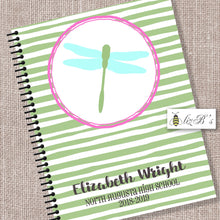 Load image into Gallery viewer, Dragon Fly Planner Pink &amp; Green Daily
