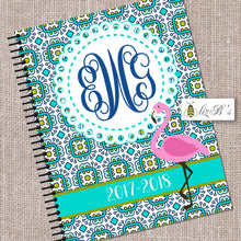 Load image into Gallery viewer, Flamingo Teal Lime Daily Planner Daily
