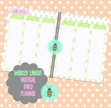 Load image into Gallery viewer, Gold &amp; Teal Paisley Planner  Daily Planner
