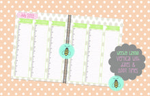 Load image into Gallery viewer, Flamingo Teal Lime Daily Planner Daily
