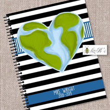 Load image into Gallery viewer, Earthy Stripes Planner Daily Planner
