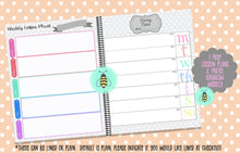 Load image into Gallery viewer, Black and Gold Glitter Teacher Planner
