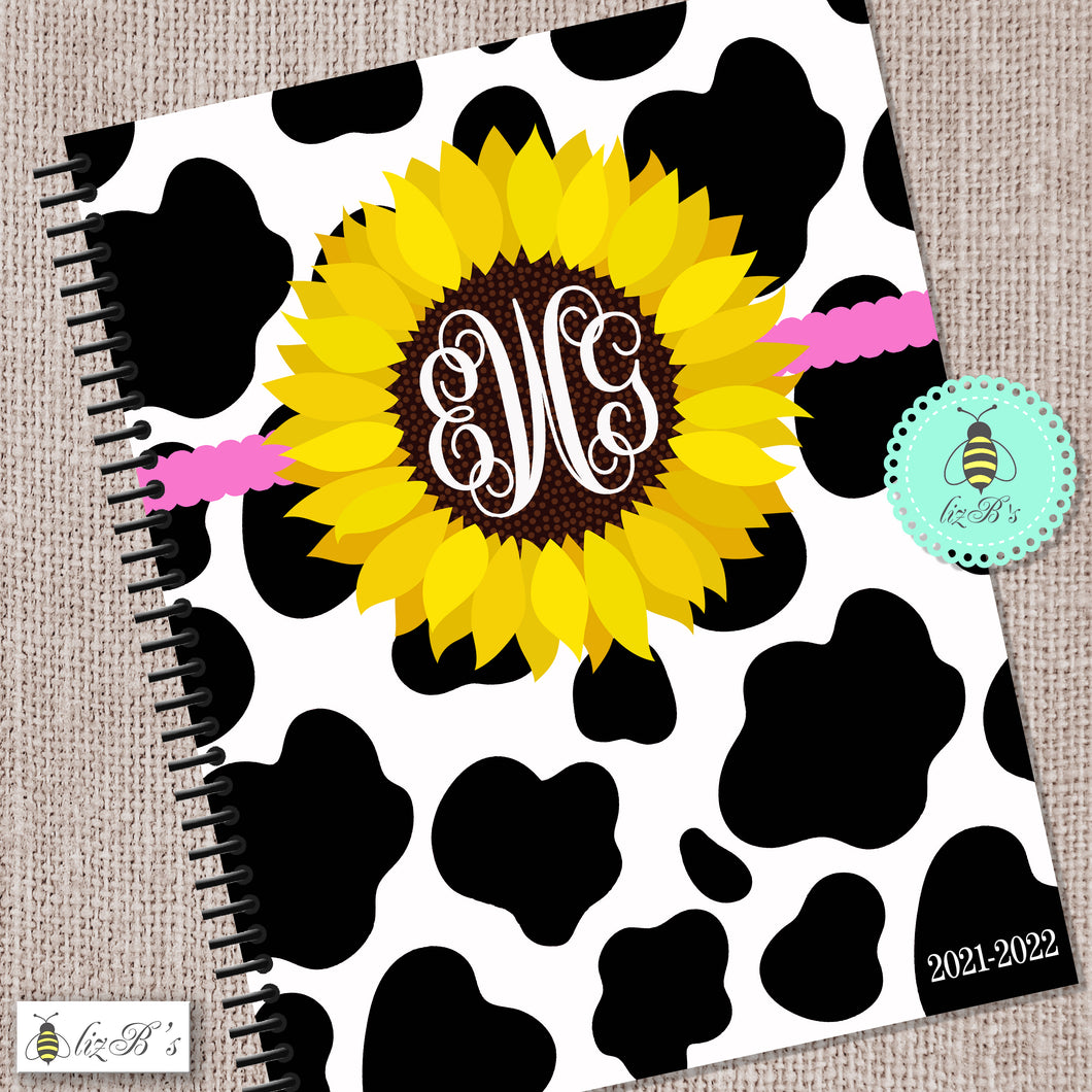 Cows & Sunflower Daily Planner